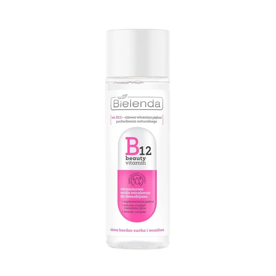 BIELENDA - B12 Beauty Agua Micelar Vitaminada para Desmaquillar 200ml