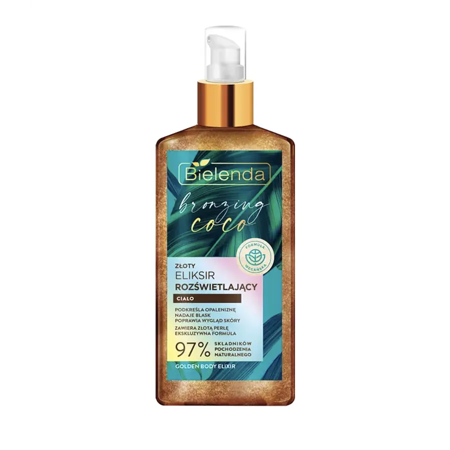 BIELENDA - BRONZING COCO Illuminating golden body elixir