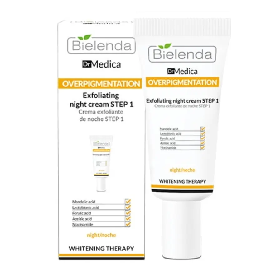 BIELENDA -  Dr Medica Crema de Noche Exfoliante de Sobrepigmentación 30 ml, Paso 1