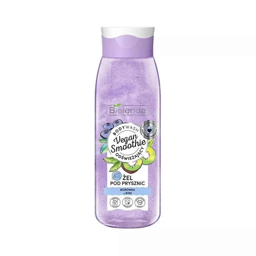 BIELENDA -  Gel de Ducha Batido Arándano Kiwi Albahaca Prebióticos 400 g