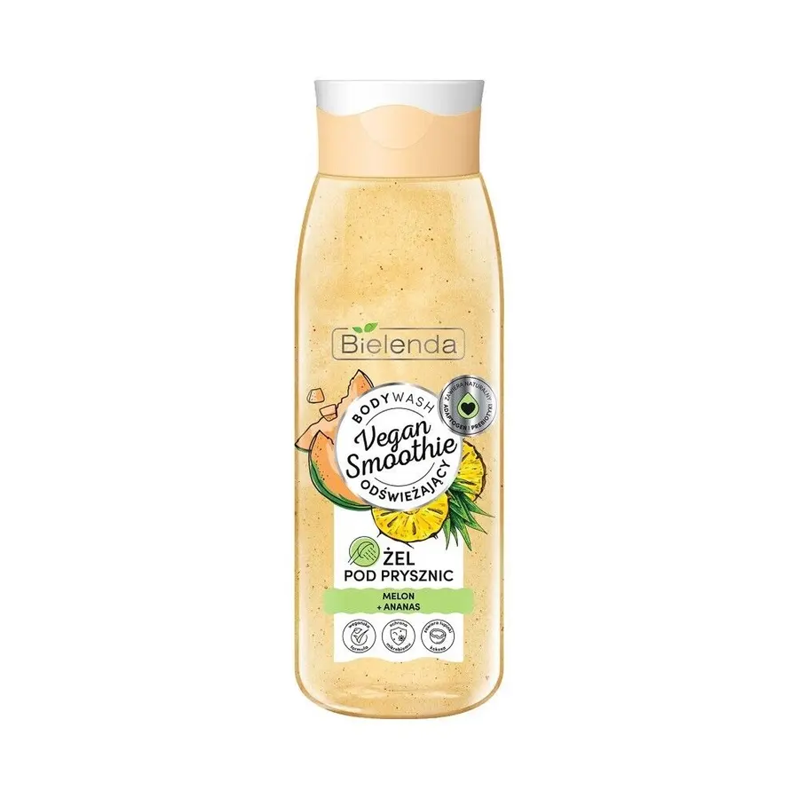 BIELENDA - GEL DE DUCHA SMOOTHIE VEGANO MELÓN PIÑA 400G