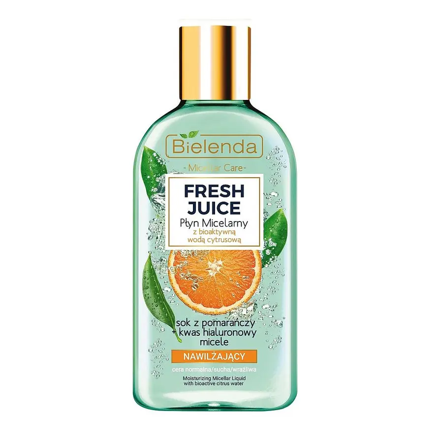 BIELENDA - Liquido Micelar Hidratante Con Agua Cítrica de Naranja 500 ml