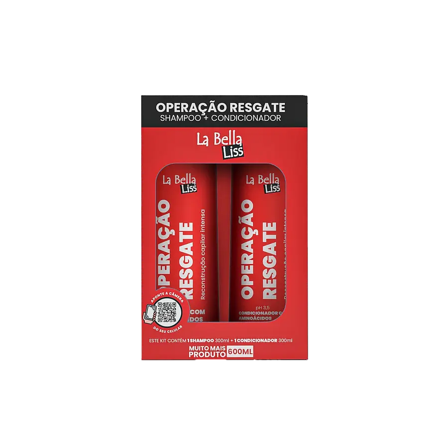 La Bella Liss - Kit Operacao Resgate 600ml