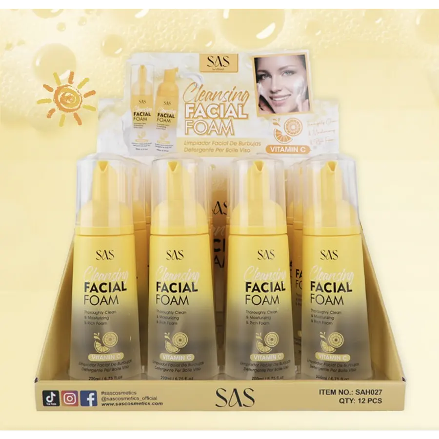 Sas - Limpiador Facial Espuma de Vitamina C  SAH027
