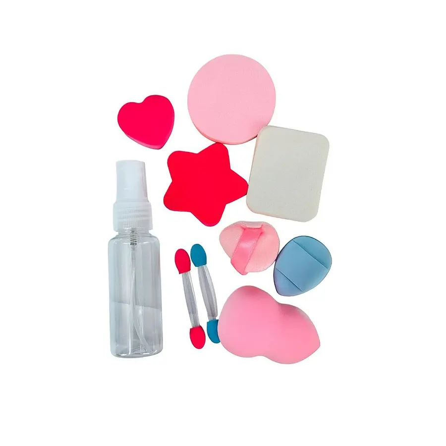 MISUCKA - BEAUTY TOOLS PUFF SET, BOTELLA